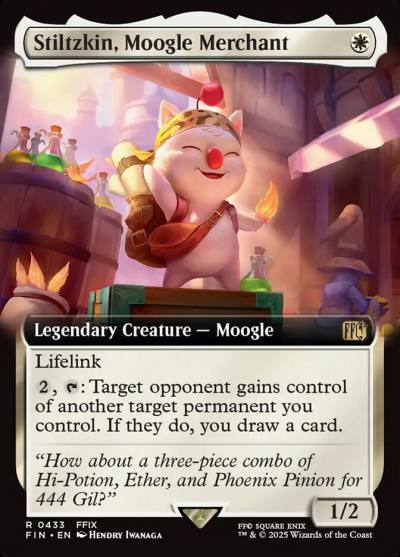 Stiltzkin, Moogle Merchant FIN-433 Final Fantasy Magic card