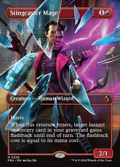 Stingcaster Mage FRA-329 Reality Fracture Magic card