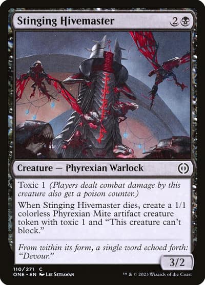 Stinging Hivemaster 110 Phyrexia: All Will Be One Magic card