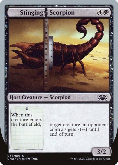 Stinging Scorpion UND-46 Unsanctioned Magic card