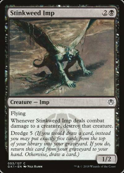 Stinkweed Imp GK1-53 GRN Guild Kit Magic card