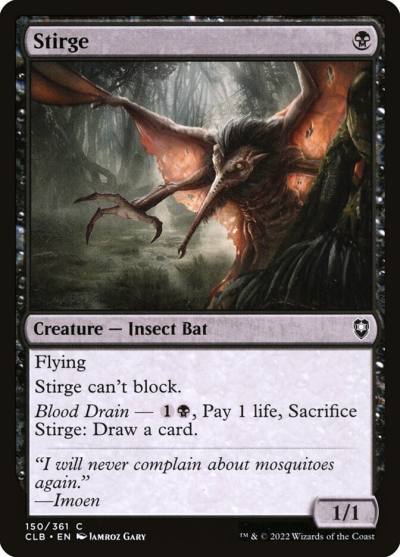 Stirge CLB-150 Commander Legends: Battle for Baldur's Gate Magic card