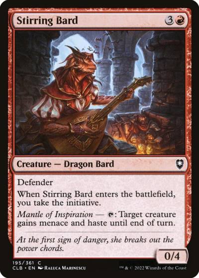Stirring Bard CLB-195 Commander Legends: Battle for Baldur's Gate Magic card