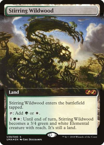 Stirring Wildwood PUMA-U39 Ultimate Box Topper Magic card