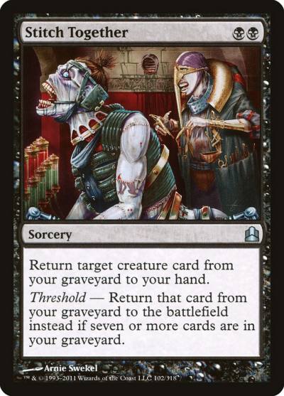 Stitch Together CMD-102 Commander 2011 Magic card
