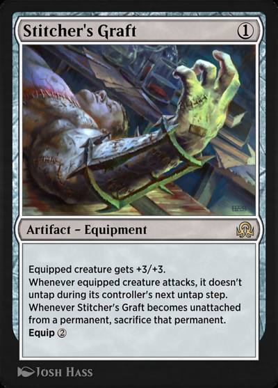 Stitcher's Graft SIR-259 Shadows over Innistrad Remastered Magic card
