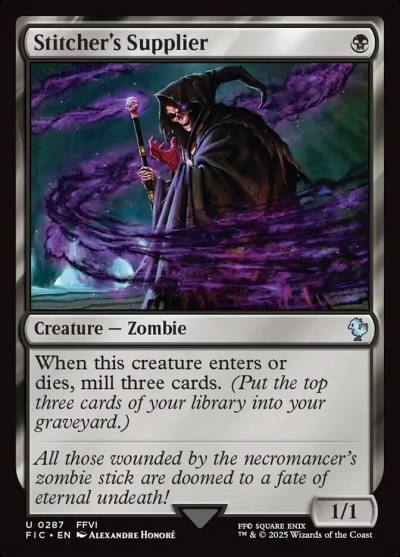 Stitcher's Supplier FIC-287 Final Fantasy Commander Magic card
