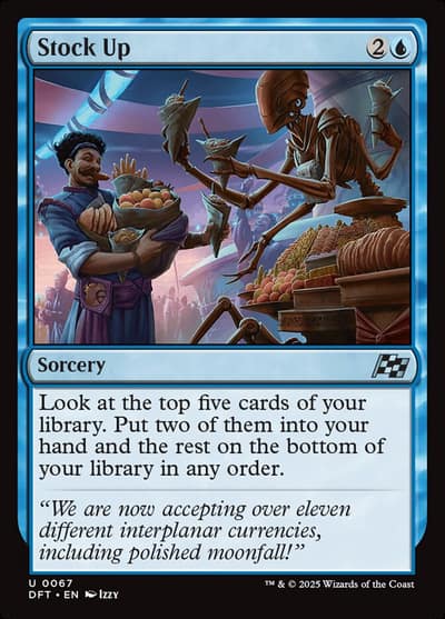 Stock Up DFT-67 Aetherdrift Magic card