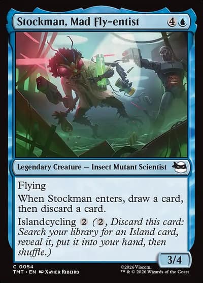 Stockman, Mad Fly-entist 54 Teenage Mutant Ninja Turtles Magic card