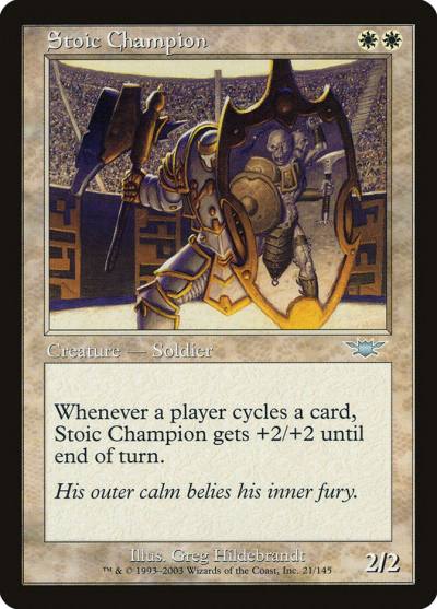 Stoic Champion LGN-21 Legions Magic card