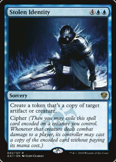 Stolen Identity GK1-2 GRN Guild Kit Magic card