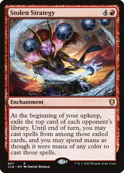 Stolen Strategy CLB-807 Commander Legends: Battle for Baldur's Gate Magic card
