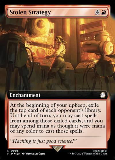 Stolen Strategy PIP-995 Fallout Magic card