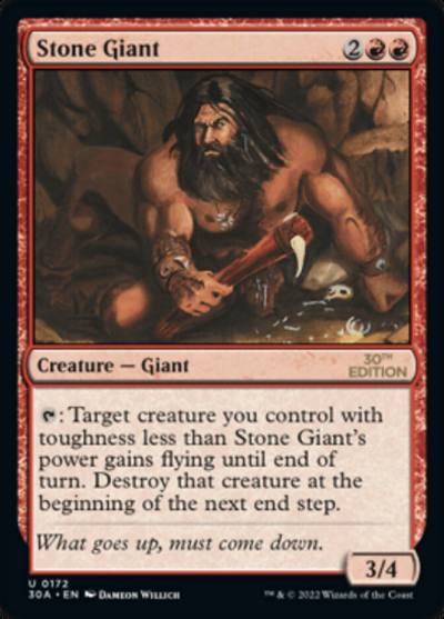 Stone Giant 30A-172 30th Anniversary Edition Magic card