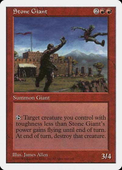 Stone Giant 5ED-269 Fifth Edition Magic card