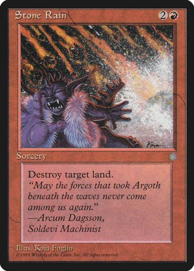 Stone Rain ICE-217 Ice Age Magic card