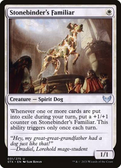 Stonebinder's Familiar 31 Strixhaven: School of Mages Magic card
