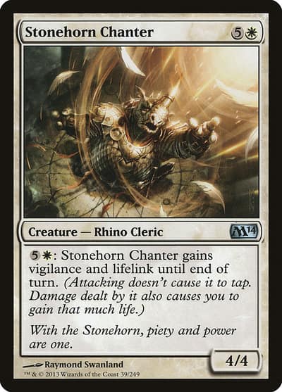Stonehorn Chanter 39 Magic 2014 Magic card