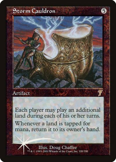 Storm Cauldron 7ED-320STAR Seventh Edition Magic card