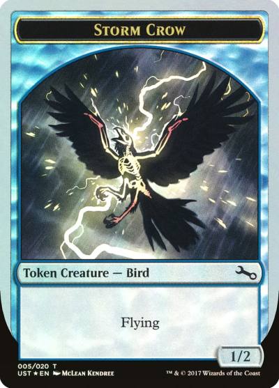 Storm Crow TUST-5 Unstable Tokens Magic card