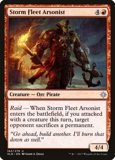 Storm Fleet Arsonist 162 Ixalan Magic card