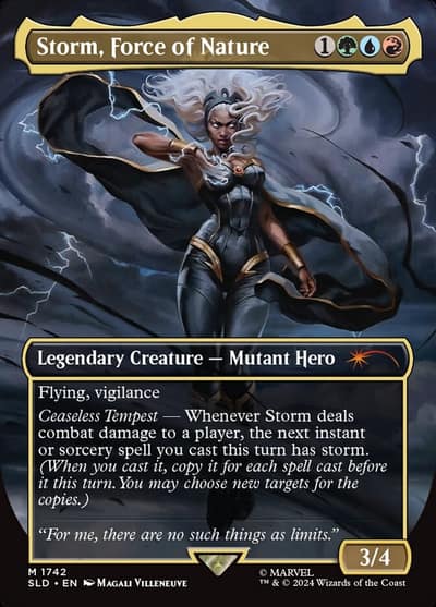 Storm, Force of Nature 1742 Secret Lair Drop Magic card