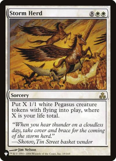 Storm Herd PLST-GPT-19 The List Magic card