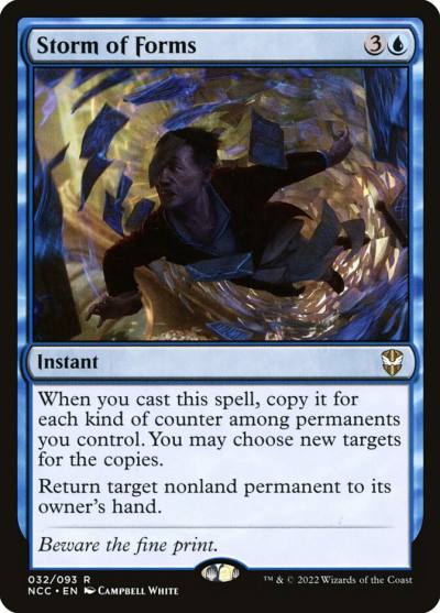 Storm of Forms NCC-32 New Capenna Commander Magic card