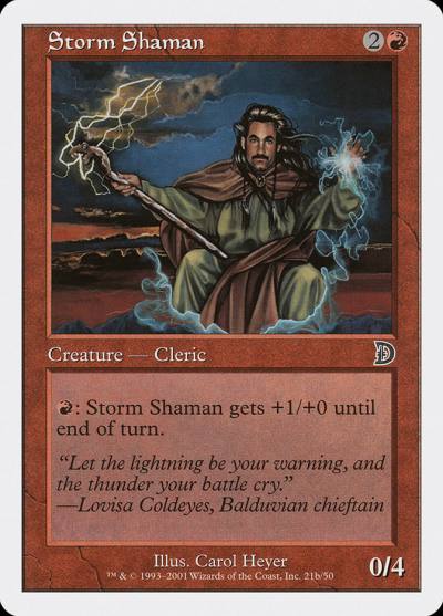 Storm Shaman DKM-21B Deckmasters Magic card