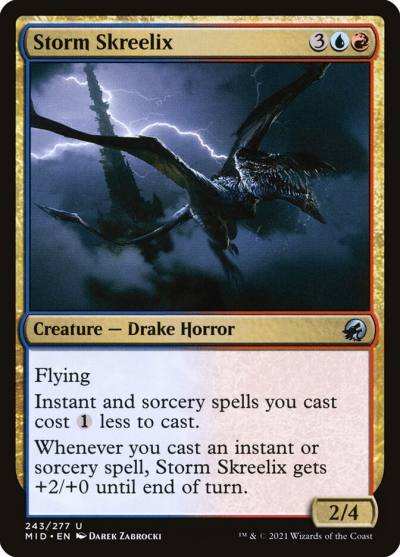 Storm Skreelix MID-243 Innistrad: Midnight Hunt Magic card