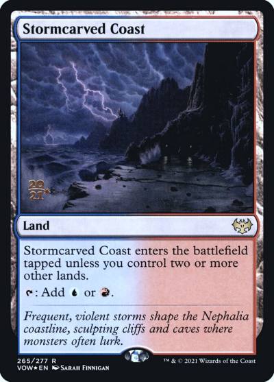 Stormcarved Coast PVOW-265S Innistrad: Crimson Vow Promos Magic card