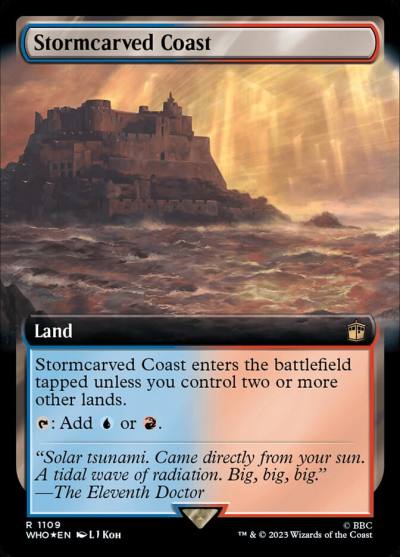 Stormcarved Coast WHO-1109 Doctor Who Magic card