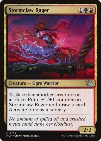 Stormclaw Rager MOM-254 March of the Machine Magic card