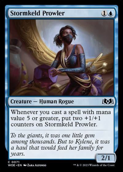 Stormkeld Prowler 71 Wilds of Eldraine Magic card