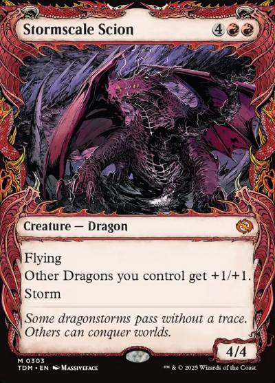 Stormscale Scion TDM-303 Tarkir: Dragonstorm Magic card