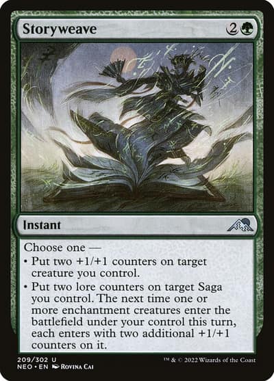 Storyweave NEO-209 Kamigawa: Neon Dynasty Magic card