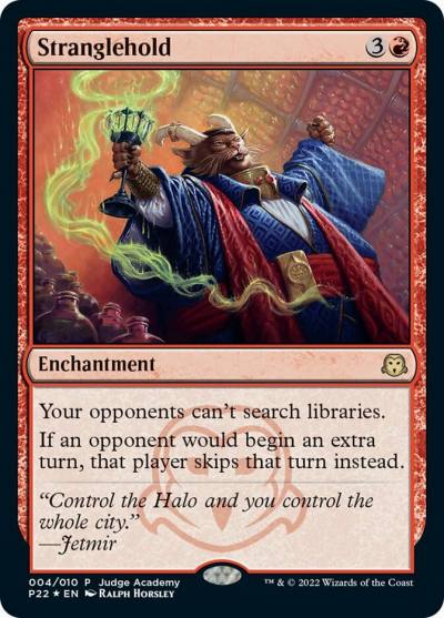 Stranglehold P22-4 Judge Gift Cards 2022 Magic card