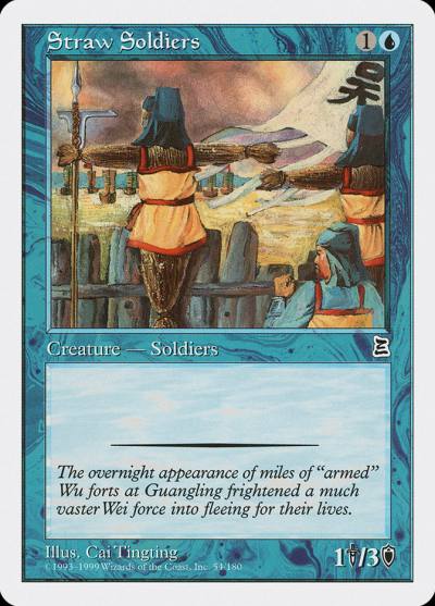 Straw Soldiers PTK-54 Portal Three Kingdoms Magic card