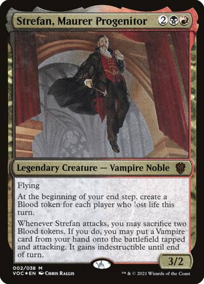 Strefan, Maurer Progenitor OVOC-2 Crimson Vow Commander Display Commanders Magic card