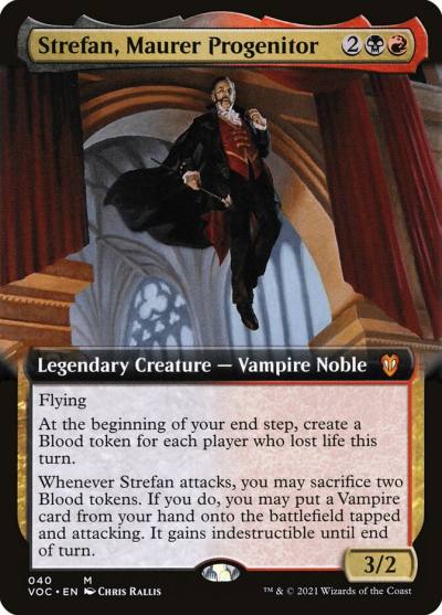 Strefan, Maurer Progenitor VOC-40 Crimson Vow Commander Magic card