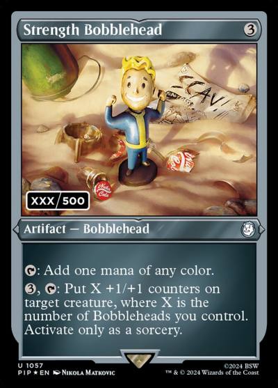 Strength Bobblehead PIP-1057 Fallout Magic card