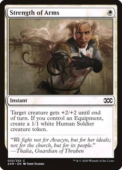 Strength of Arms 2XM-33 Double Masters Magic card