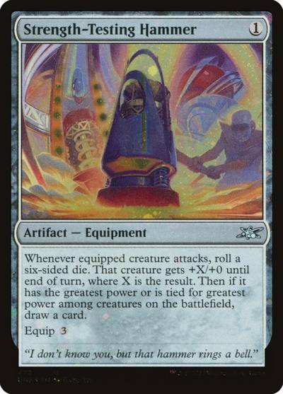 Strength-Testing Hammer UNF-479 Unfinity Magic card