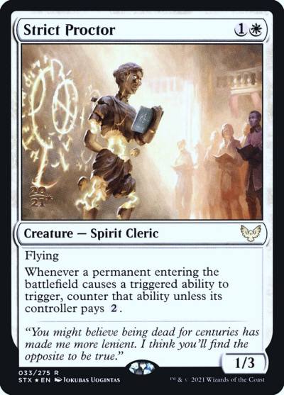 Strict Proctor PSTX-33S Strixhaven: School of Mages Promos Magic card