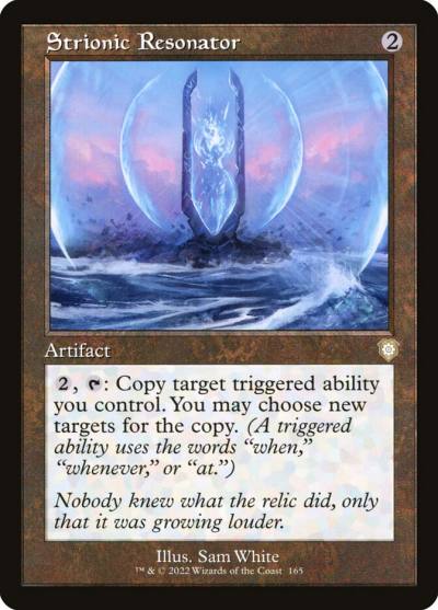 Strionic Resonator BRC-165 The Brothers' War Commander Magic card