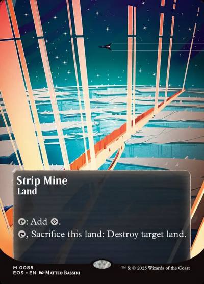 Strip Mine EOS-85 Edge of Eternities: Stellar Sights Magic card
