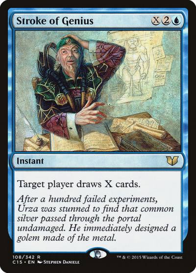 Stroke of Genius C15-108 Commander 2015 Magic card