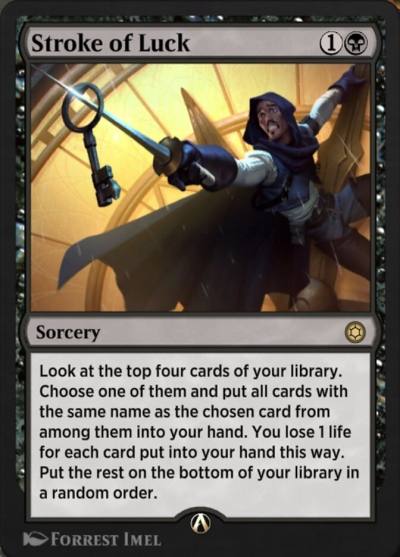 Stroke of Luck HBG-48 Alchemy Horizons: Baldur's Gate Magic card