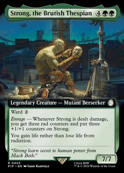 Strong, the Brutish Thespian PIP-403 Fallout Magic card
