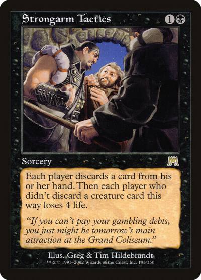 Strongarm Tactics ONS-173 Onslaught Magic card